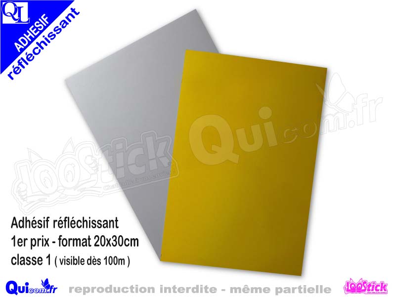 Vente Rouleau adhésif REFLECHISSANT blanc - LOOSTICK & QICOM