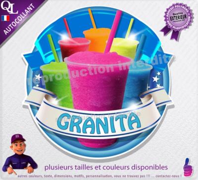 Autocollant GRANITA ruban forain STICKER
