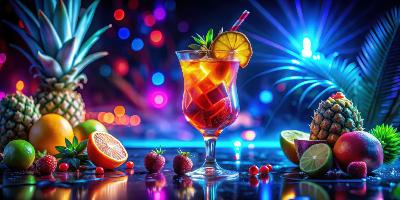 plv sticker boissons cocktail drink loostick