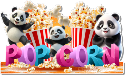 POP CORN STIKER PUB FORAIN