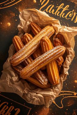 PLV ADHESIVE CHURROS forain