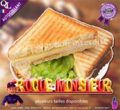 sticker droque monsieur café bar affiche autocollant resto plv pub