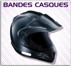 bandes casque réfléchissantes moto véhicules
