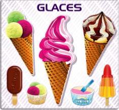 Sticker autocollant glaces italienne boule forain glacier