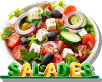 SALADES COMPOSEES STICKER restaurant saladerie